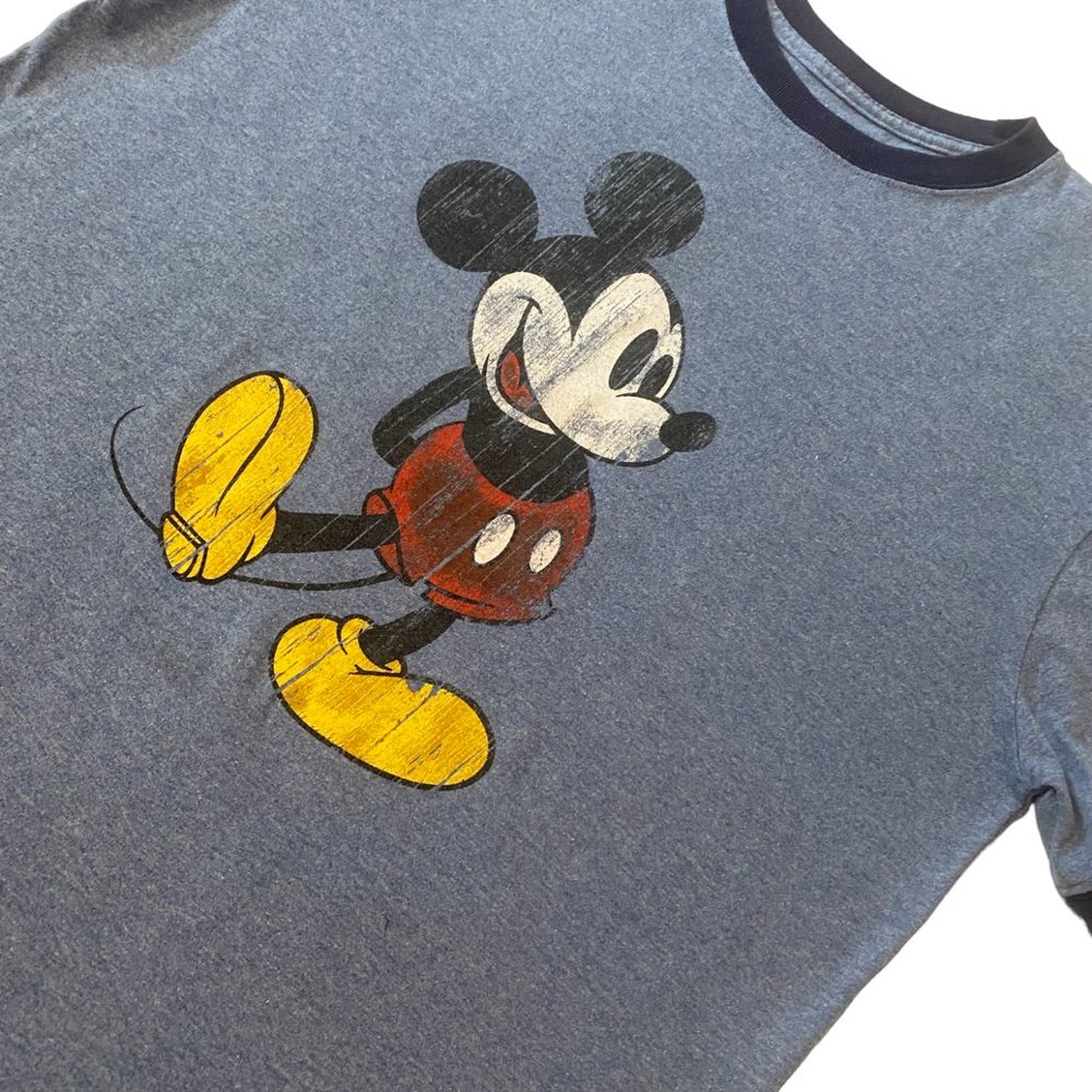 Disneyland Mickey Mouse Vintage Short Sleeve Crew Neck T-Shirt | Men's XL
